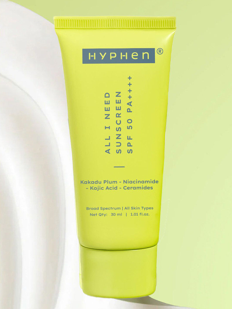 Makeup-accessories-Beauty products Hyphen All I Need SPF50 PA++++ Sunscreen with Niacinamide - 30ml